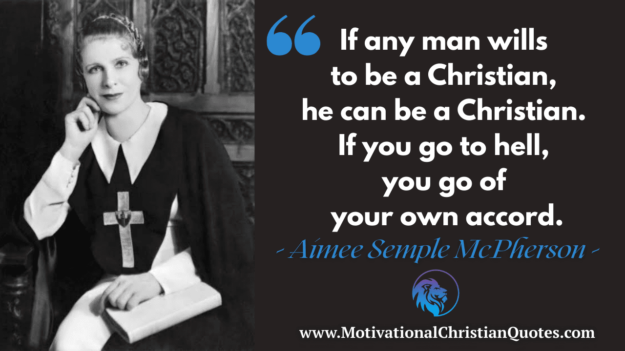 Aimee Semple McPherson Quote