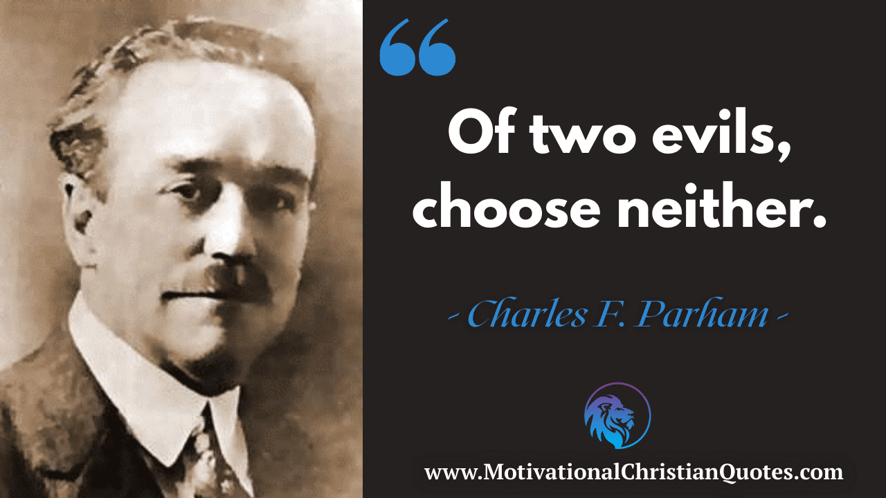 Charles F. Parham Quote