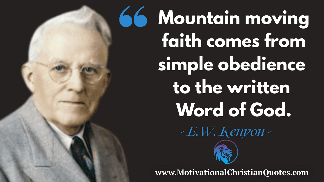 E.W. Kenyon Quote