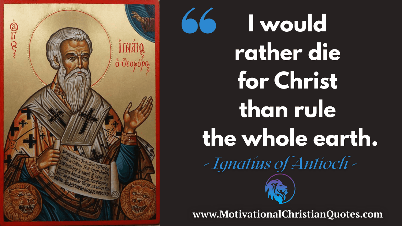 Ignatius of Antioch Quote
