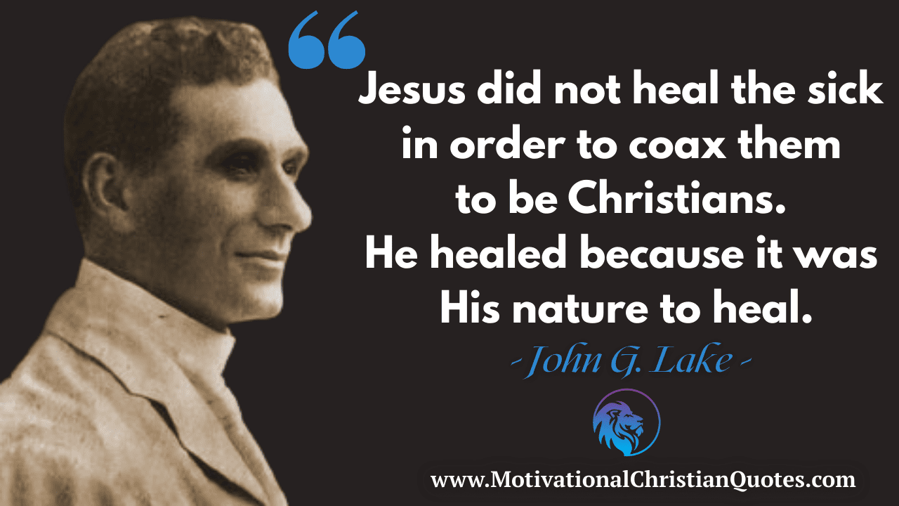 John G. Lake Quote